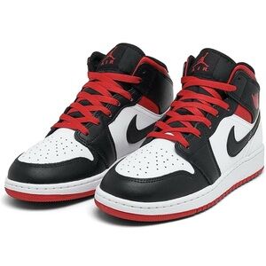 Nike Air Jordan 1 Mid GS Boys Shoes